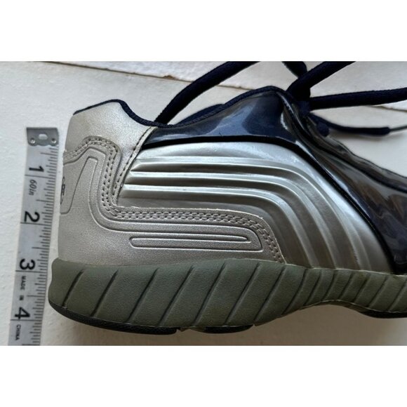 RIMROCKA Brand Metallic Blue Silver Men's Casual Sneakers Size 10 - Picture 8 of 13